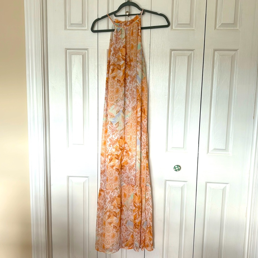 Loft flowy maxi dress